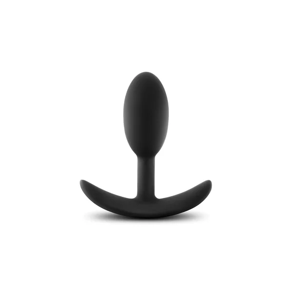 Blush Luxe Small Wearable Silicone Vibrator Slim Butt Plug