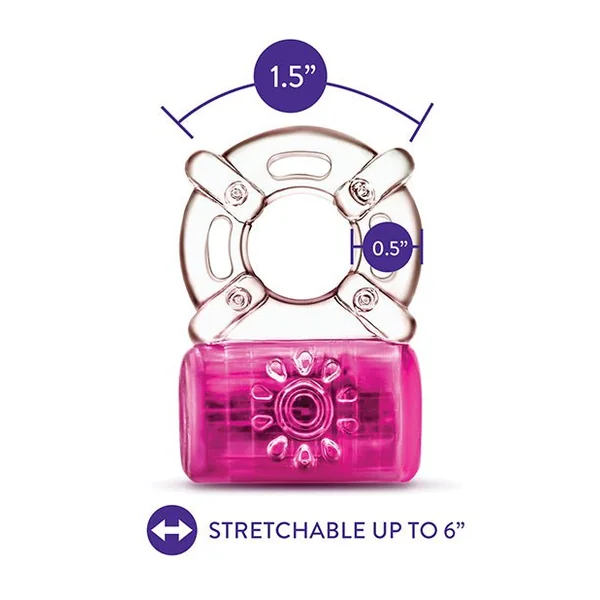 Blush Play With Me - Pleaser Rechargeable C-Ring - Pink