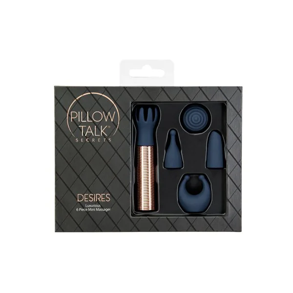 BMS Factory Pillow Talk Secrets Desires 6 Piece Vibrator Set