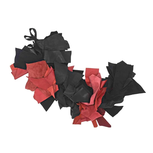 BOA Heavy Leather Flogger with finger loops- choice of multiple colors