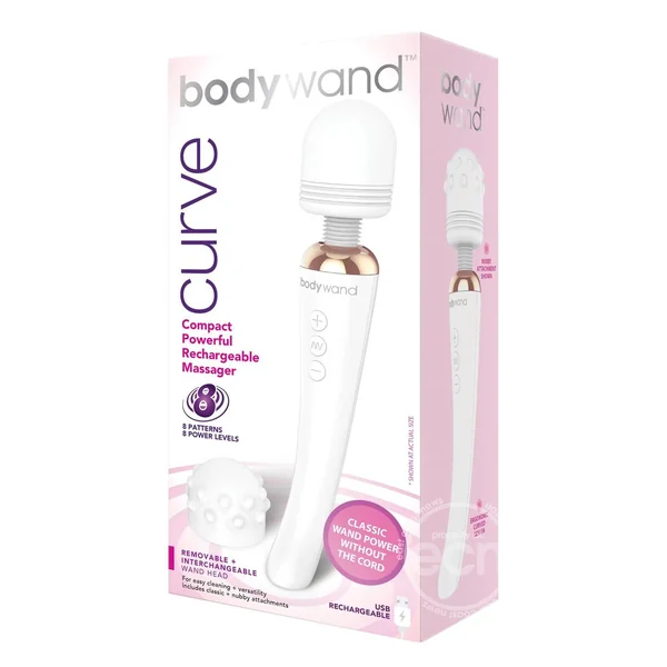 Bodywand Curve Rechargeable Silicone Wand Massager