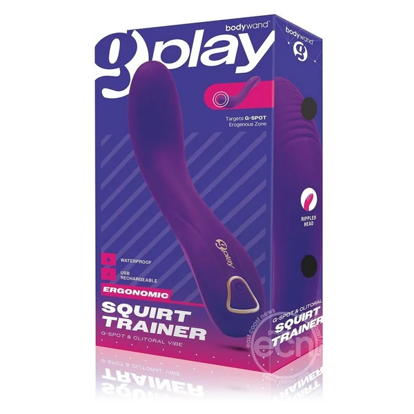 Bodywand G-Play Squirt Trainer Rechargeable Silicone G-Spot Vibrator - Purple