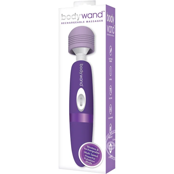 Bodywand Rechargeable Silicone Wand Massager - Purple