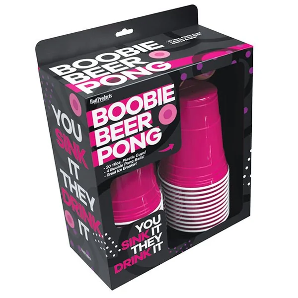 Boobie Beer Pong w/Cups and Boobie Balls