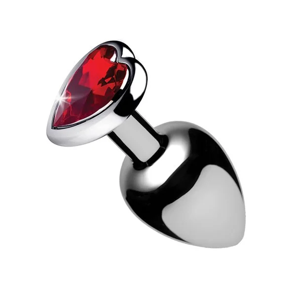 Booty Sparks Red Heart Gem - Medium Anal Plug