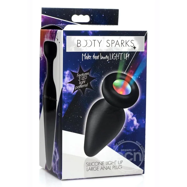 Booty Sparks Silicone Light-Up Anal Plug - Large