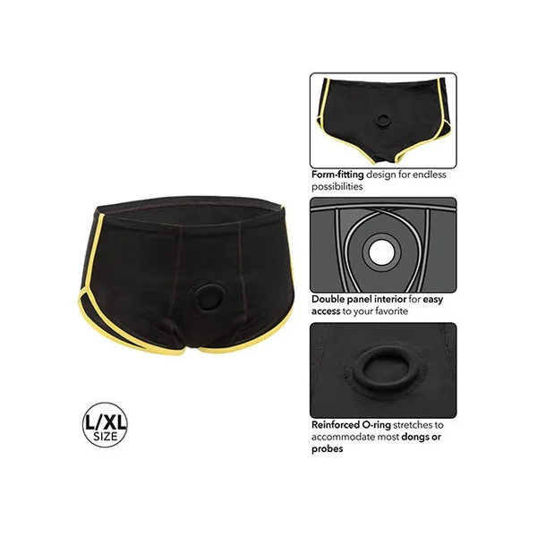 Boundless Boxer Brief - Black/Yellow L/XL