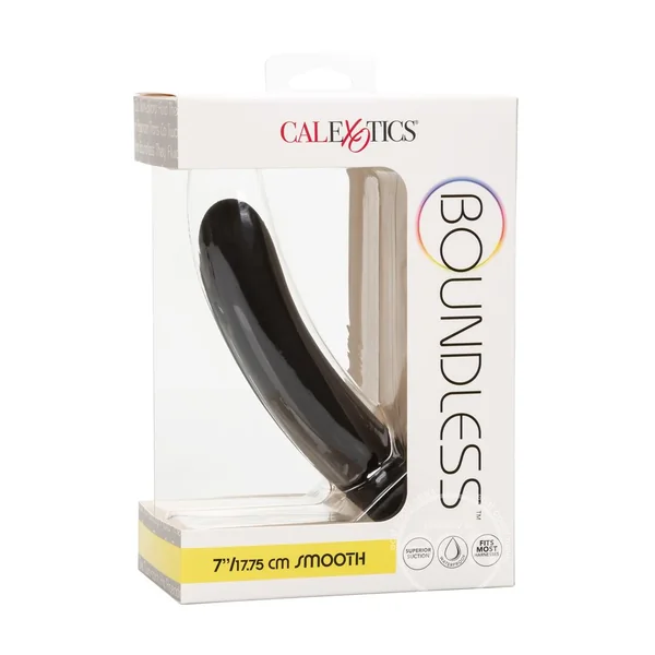 Boundless Silicone Smooth Probe 7in - Black