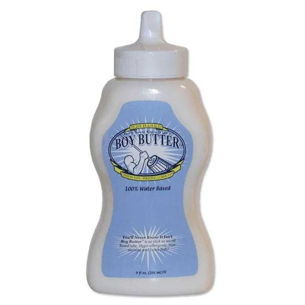 Boy Butter H2O - 9 oz (266 ml) Squeeze Bottle