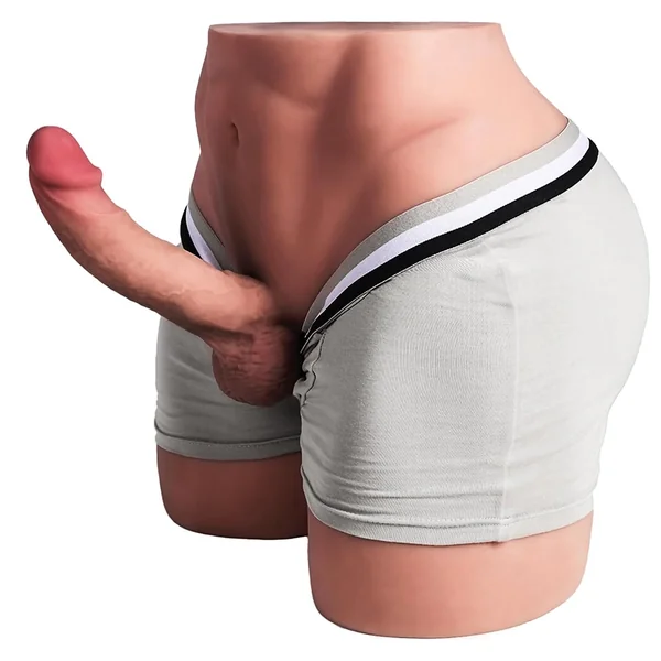 Brian 36.5LB Lifelike Male Sex Torso – Strong Man Ass with Big 7″ Dildo