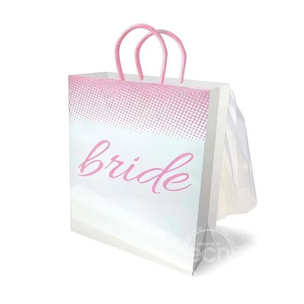 Bride Veil Gift Bag - White/Pink