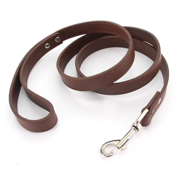 Brown Allure Leather Leash