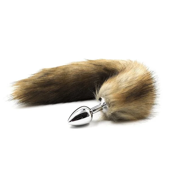 Brown Fox Tail Butt Plug