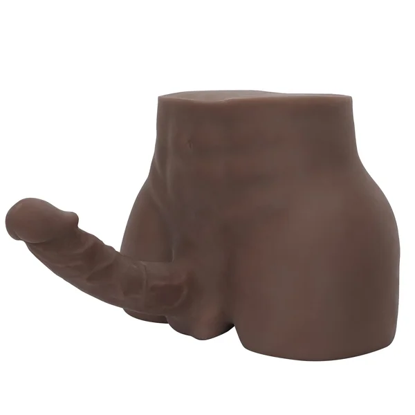 Bubble Butt With a 6" Dildo - Black - 8.0 LB