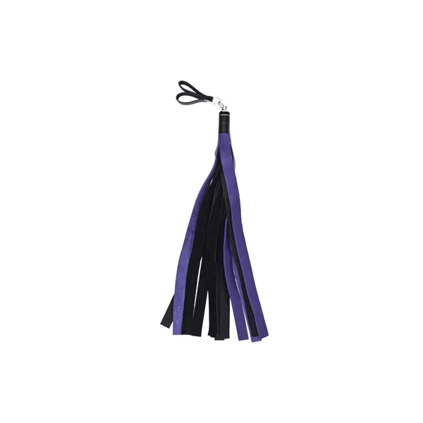 Bull Hide Floggers: 1″ Falls With Finger Loops (choice of 3 colors)