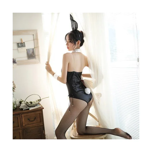 Bunny in a sexy uniform