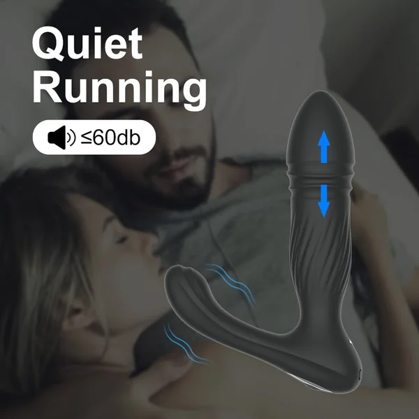 Butt Plug Sex- Toy Thrusting Anal-Vibrator- 10 Vibrating Modes Prostate Stimulator Adult-toys Games For Men