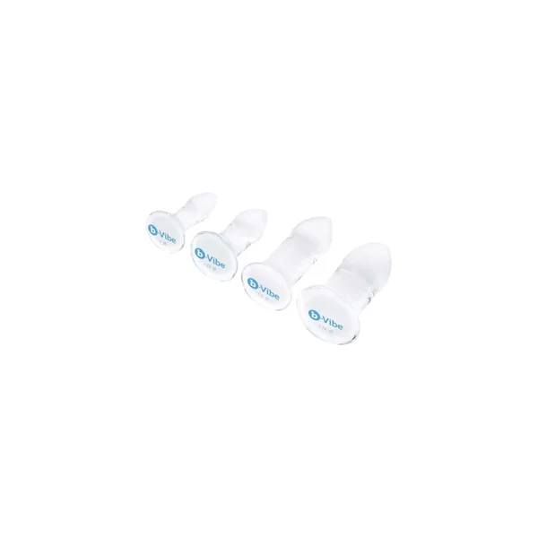 b-Vibe Anal Dilators 4-piece Glass Butt Plug Set