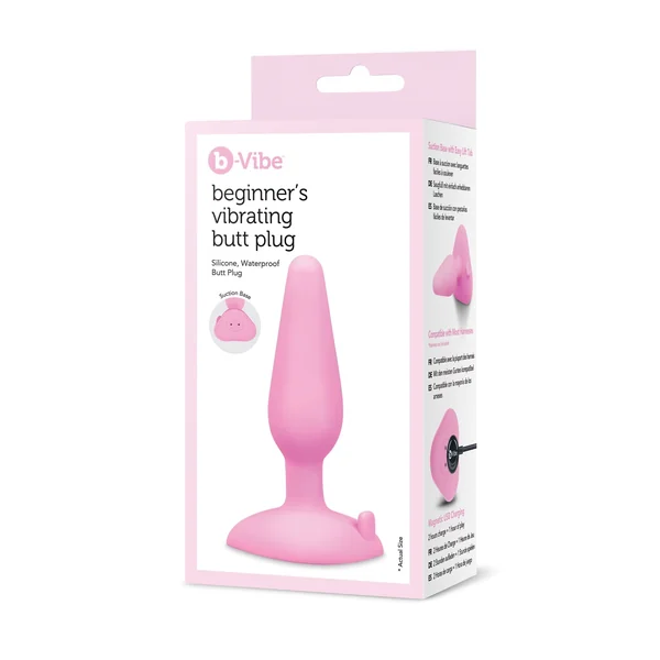 BVibe Beginner's Vibrating Tapered Butt Plug