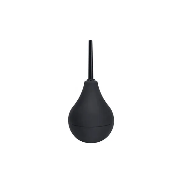 B-Vibe Classic Black Silicone Enema