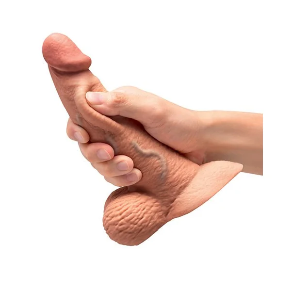 b-Vibe Slipskin 6.5" Curvy - Mocha