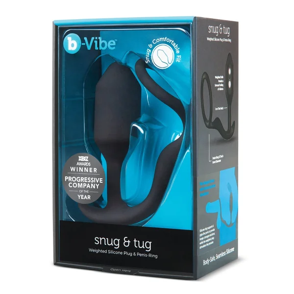 B-Vibe Snug & Tug Cock Ring and Anal Plug