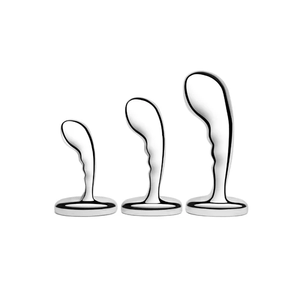 b-Vibe Stainless Steel Prostate 3 Piece Weighted Training Set