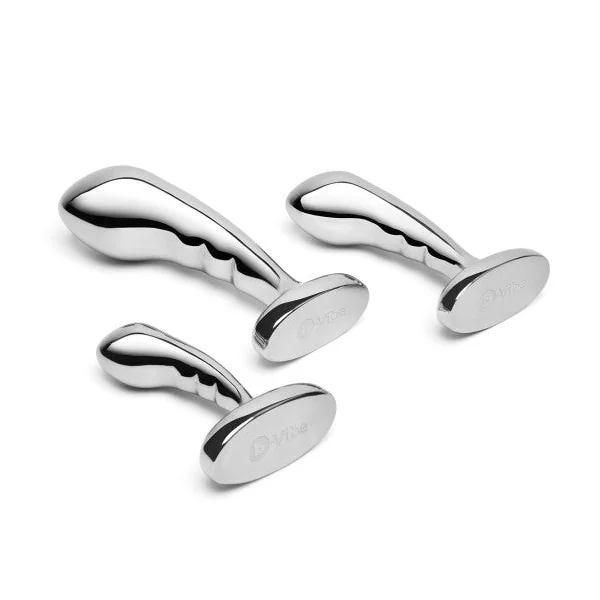 B-Vibe Stainless Steel P-Spot Training Set
