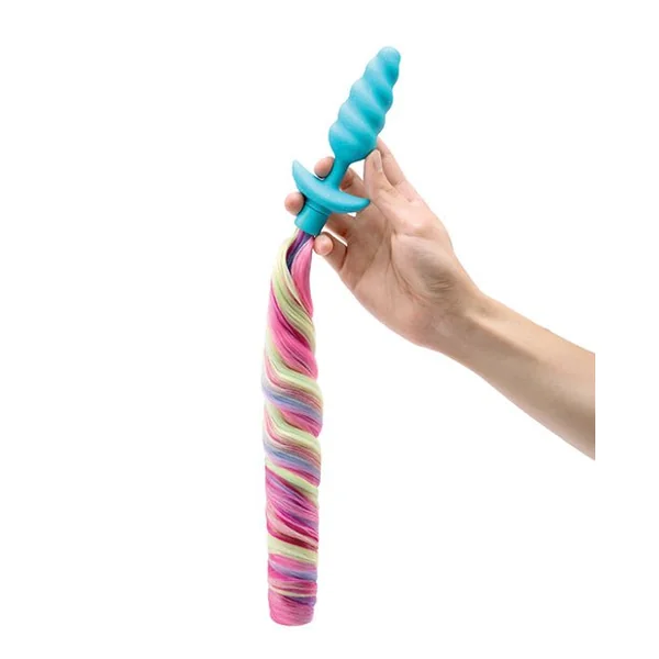 b-Vibe - Unicorn Tail Vibrating Butt Plug - Special Edition