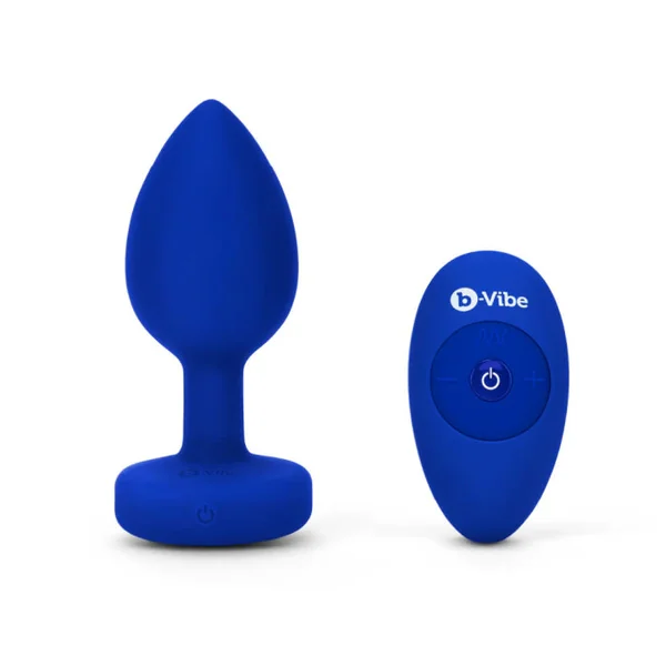 b-Vibe Vibrating Remote Control Jeweled Butt Plug L/XL