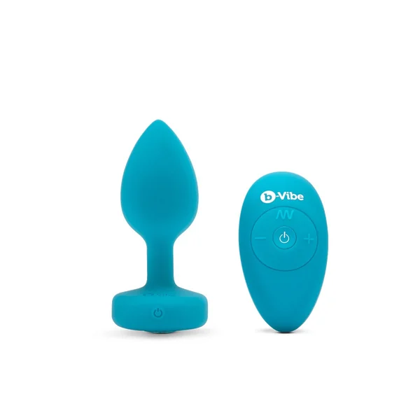 b-Vibe Vibrating Remote Control Jeweled Butt Plug S/M