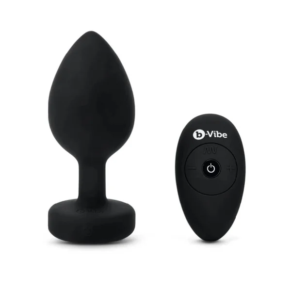 b-Vibe Vibrating Remote Control Jeweled Butt Plug XXL