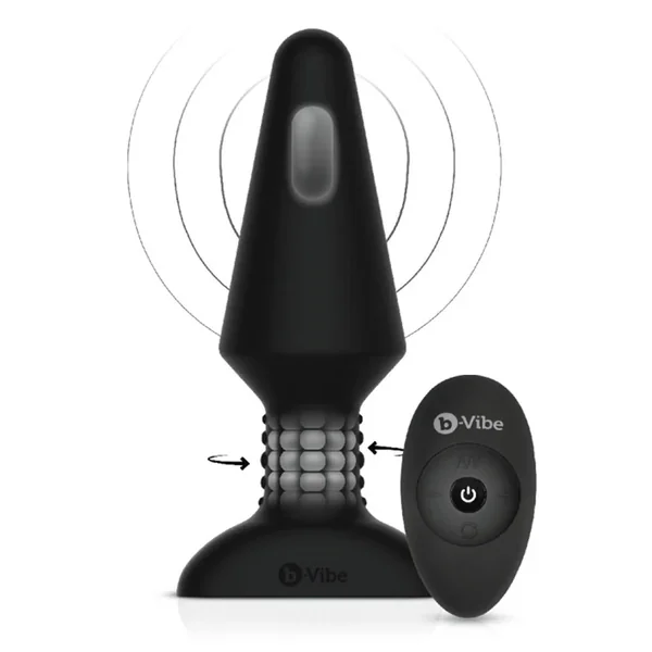 b-Vibe Vibrating Rimming Plug XL Black