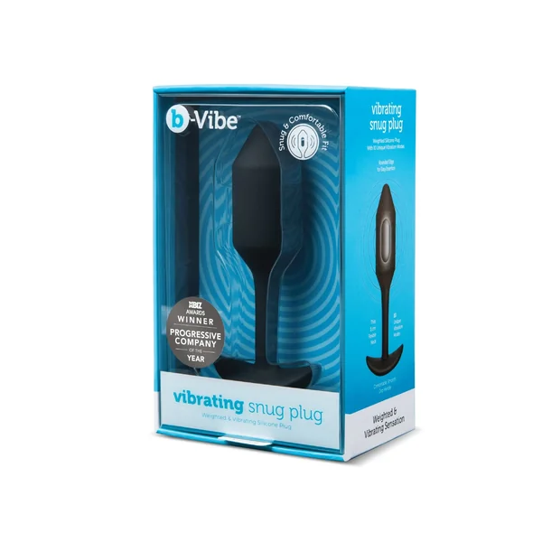 B-Vibe Vibrating Snug Plug 2 Black