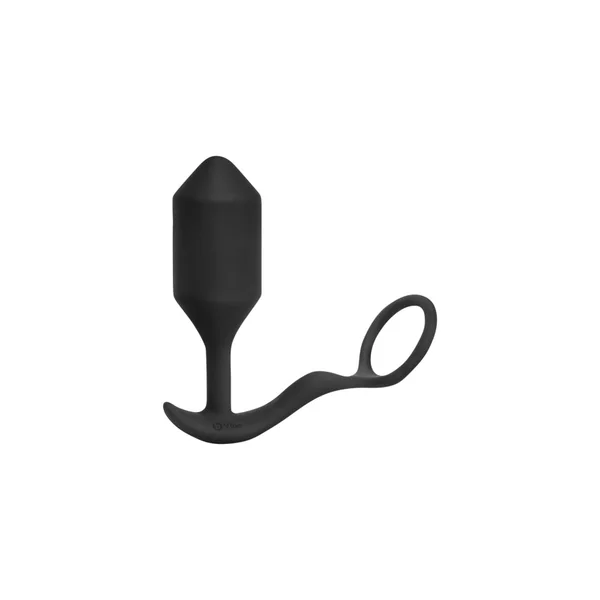 b-Vibe Vibrating XL Snug & Tug Weighted Plug and Ring
