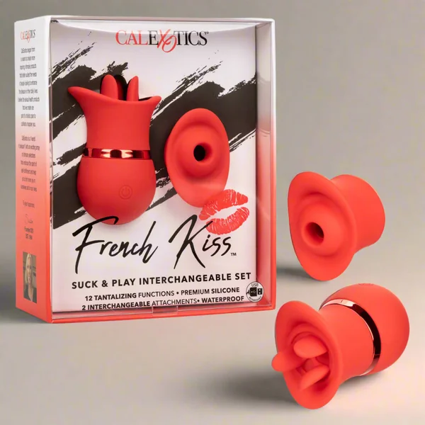 CalExotics French Kiss Suck & Play Interchangeable Set