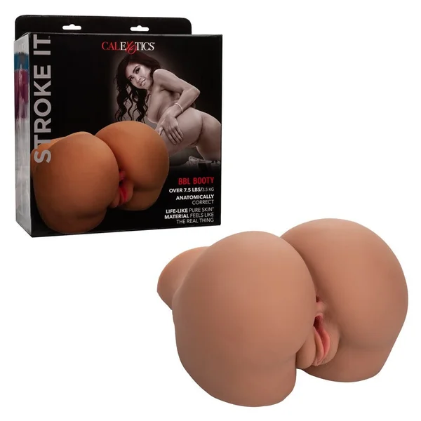 Calexotics Stroke It BBL Booty – Brown – Sex Doll