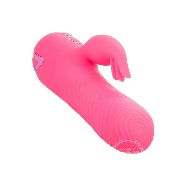 California Dreaming Sacramento Sweetie Rechargeable Silicone Dual Vibrator - Pink