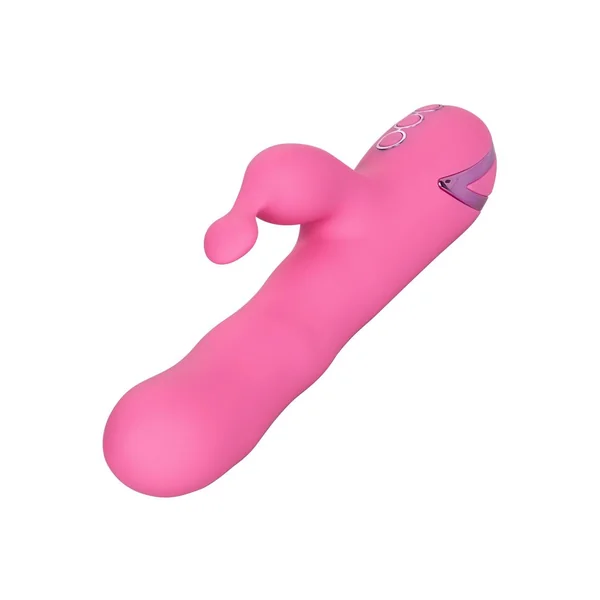 California Dreaming Santa Barbara Surfer Silicone Rechargeable Rabbit Vibrator - Pink