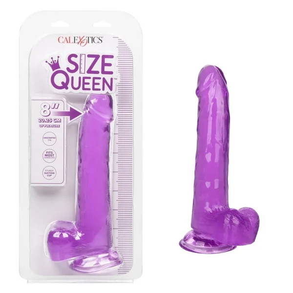 California Exotics 8 Size Queen Dildo/Dong – Purple