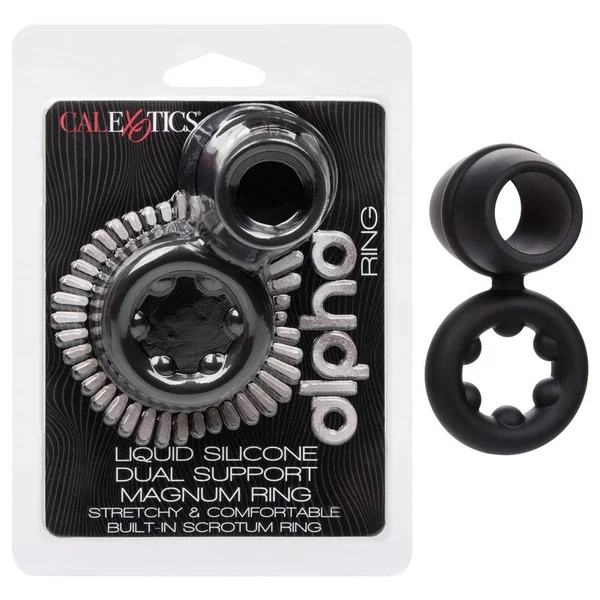 California Exotics Alpha Liquid Silicone Dual Magnum Ring