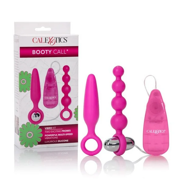 California Exotics Booty Call Vibro Anal Kit Pink