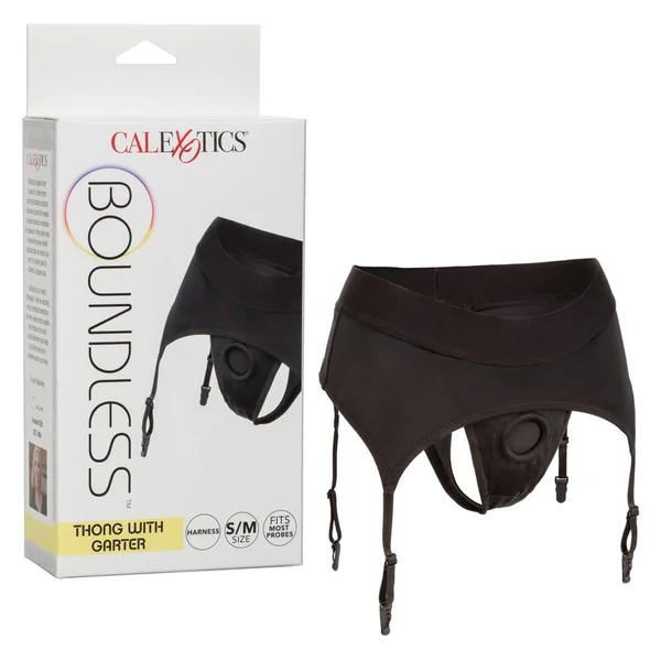 California Exotics – Boundless Thong with Garter
