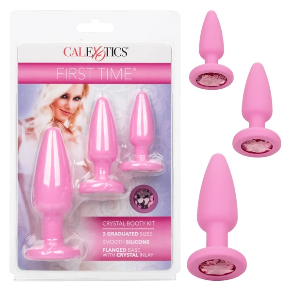 California Exotics First Time® Crystal Booty Kit Pink