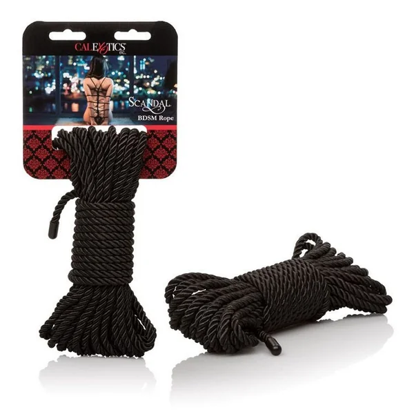 California Exotics Scandal BDSM Rope Black