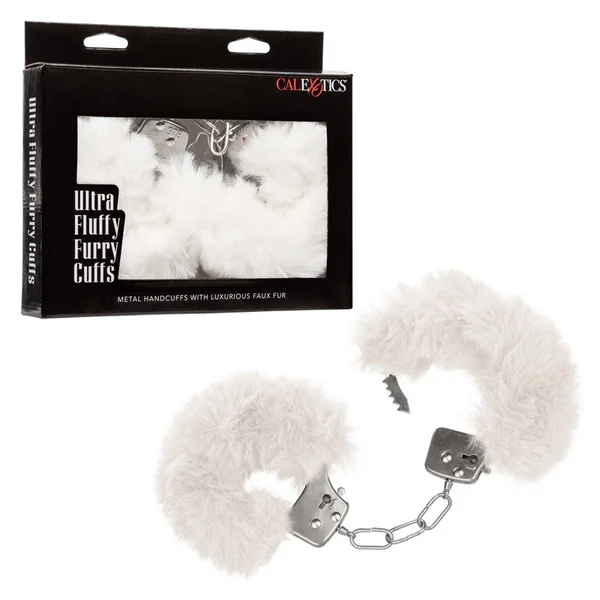 California Exotics – Ultra Fluffy Furry Handcuffs – White