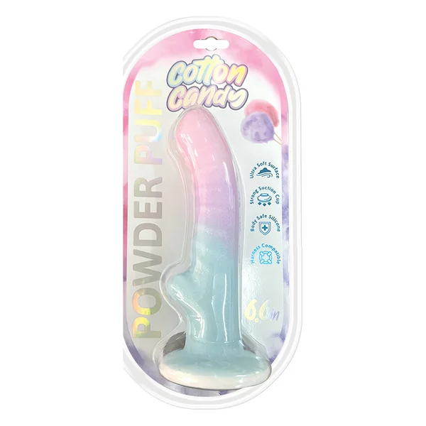Candy Powder Puff 6.5″ and Pixie Dix 6.5″ Silicone Dildos