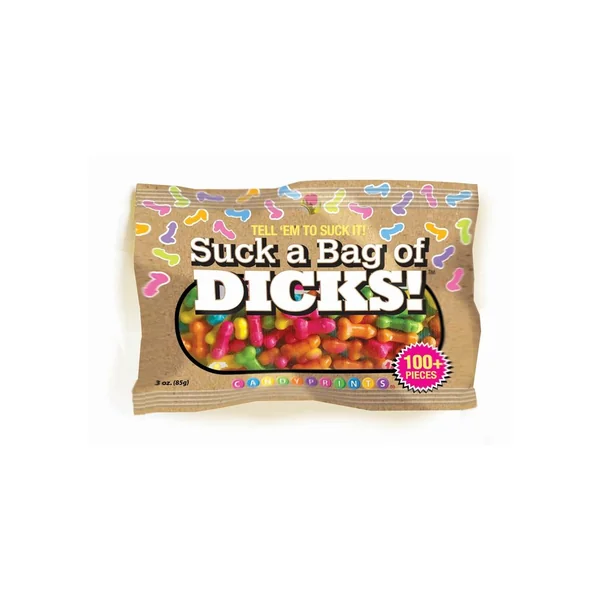 Candyprints Suck A Bag Of Dicks 3oz Bag (100 per bag)