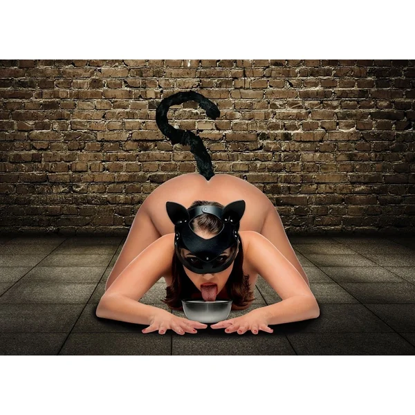 Cat Tail Anal Plug and Mask Set