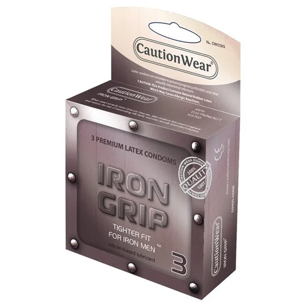 Caution Wear Iron Grip Snug Fit - Pack Of 3